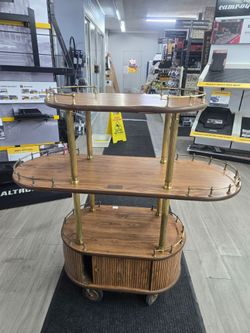 Vintage Mini Cart/ Buffet Cart on Wheels