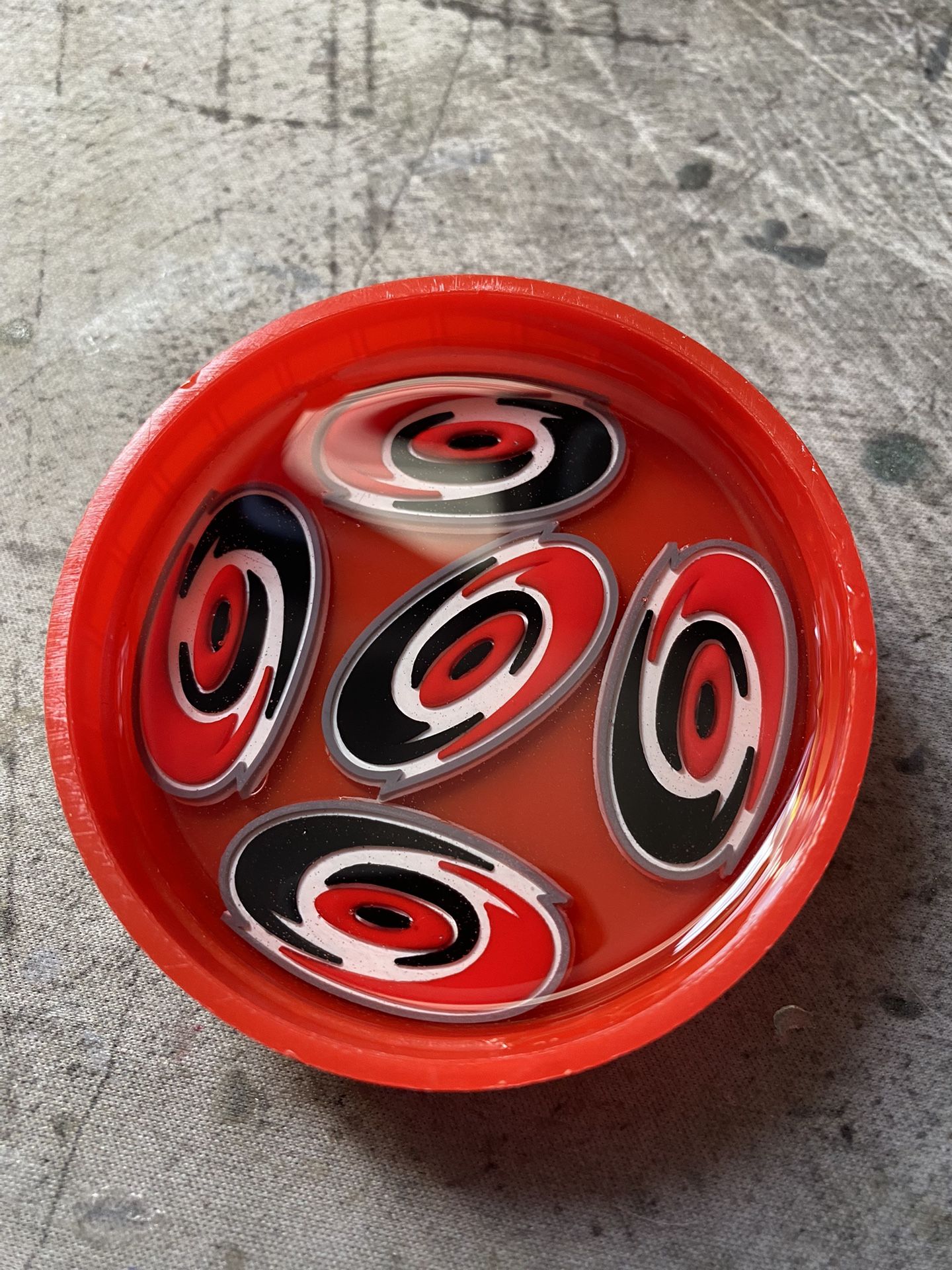 Carolina Hurricanes Resin Lid Coaster\Paperweight