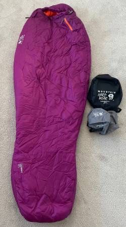 Like New Mountain Hardwear Lamina Z Spark Sleeping Bag