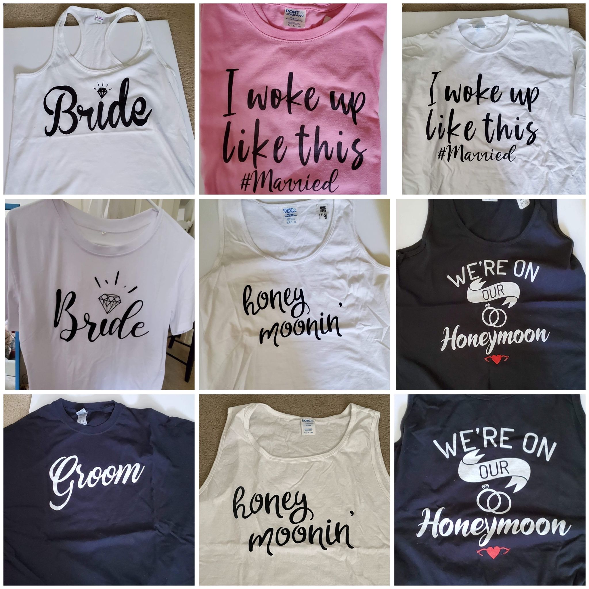 Wedding & Honeymoon T-Shirts Tank Tops