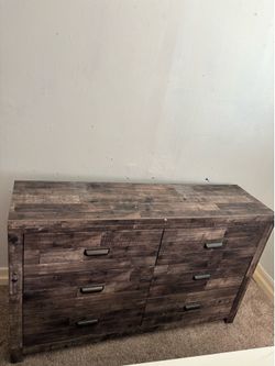 Dresser with mirror