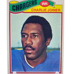 1977 Topps Football Charlie Joiner