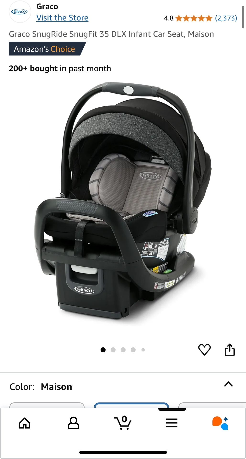 Graco Duo Travel Set With Car seat Base