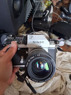Nikon fm camera with nikon lens