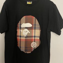 Bathing Ape Burberry Bape T-shirt Medium
