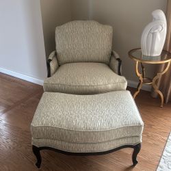 Ethan Allen - Chair and Ottoman