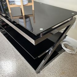 Smoked Glass TV Or Computer Stand
