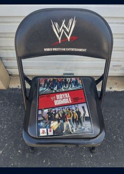RARE John Cena WWE WWF Royal Rumble 2005 Fresno CA Pay Per View Collectible Event Chair