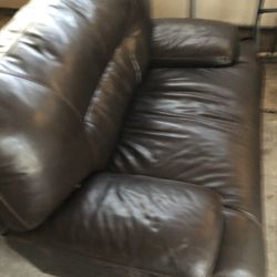 Leather loveseat free come get it