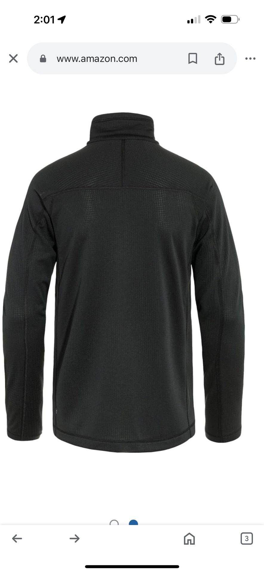 Fjallraven Abisko Lite Fleece Jacket Size Large