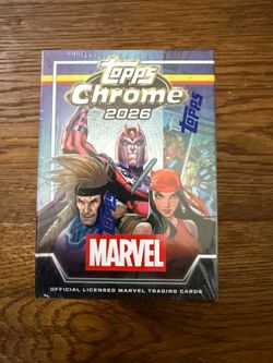 2026 Topps Chrome Marvel Value Box – Factory Sealed
