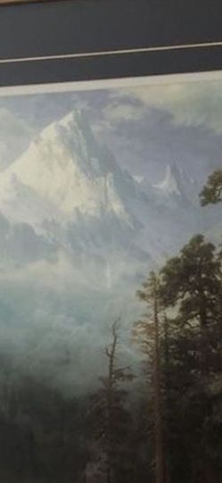 Artwork Artwork Albert Bierstadt - Mount Corcoran dimension 42”x28” make an offer