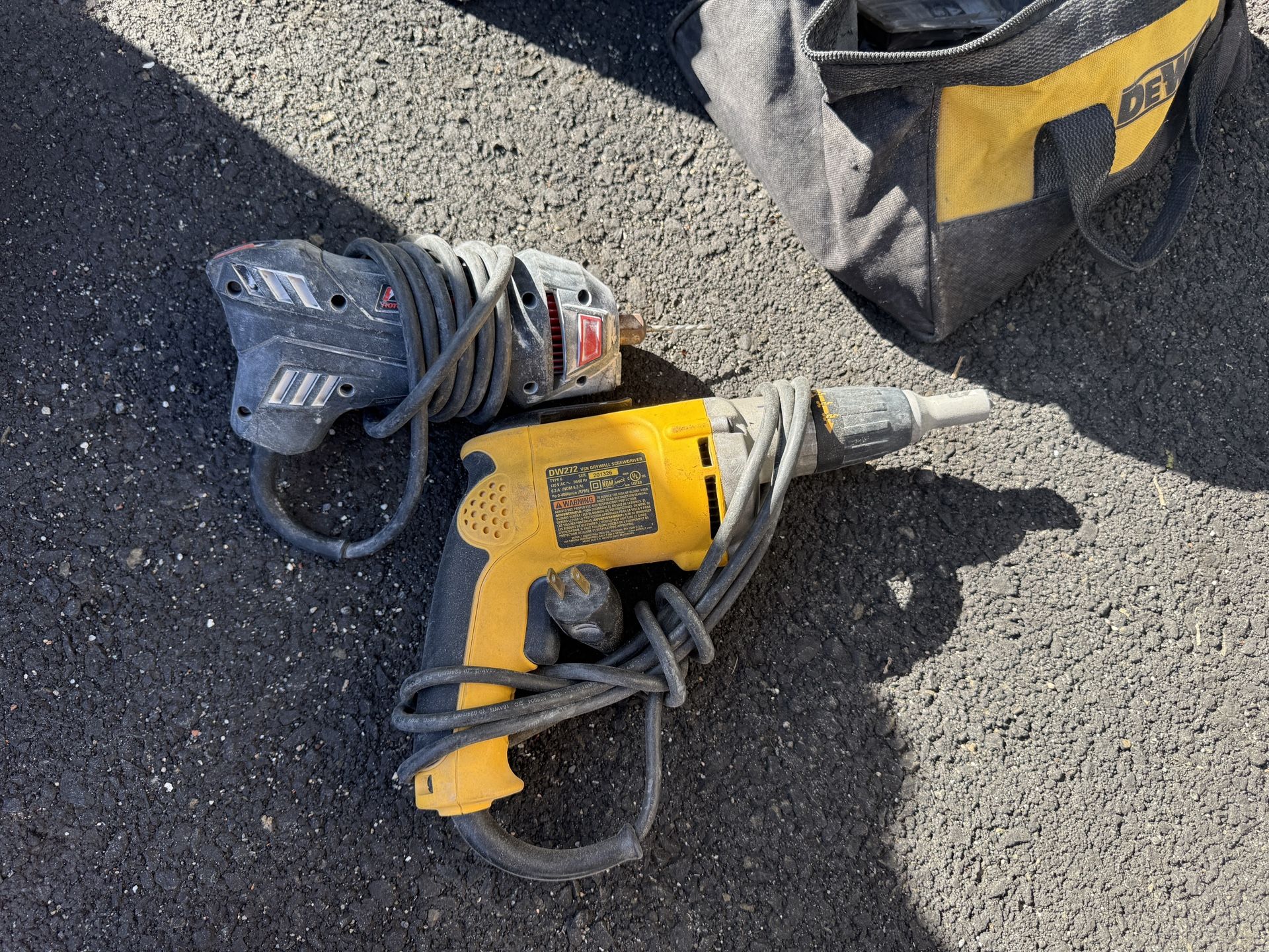 Dewalt Screwdriver Dw 272, Roto Zip Ss355 RotoSaw Spiral Saw