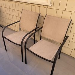 Two Pelham Bay Sling Chairs