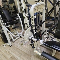 Paramount 12 piece commercial gym equipment exercise ftness weight machine bundle