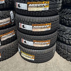 265/50/20 Arroyo At Tires Installed And Balanced / Instaladas Y Balanceadas
