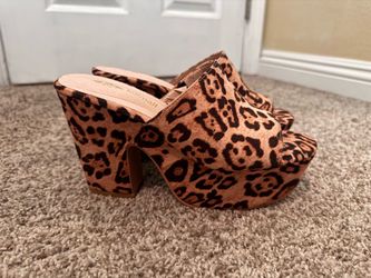 7.5 cheetah heels