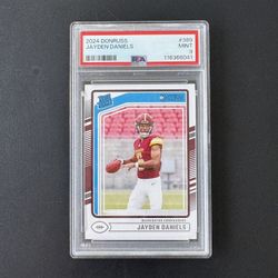 2024 Panini Donruss - PSA 9 Rated Rookie Jayden Daniels #389 (RC)