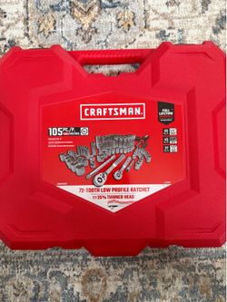 Craftsman 105 pc SAE & metric set