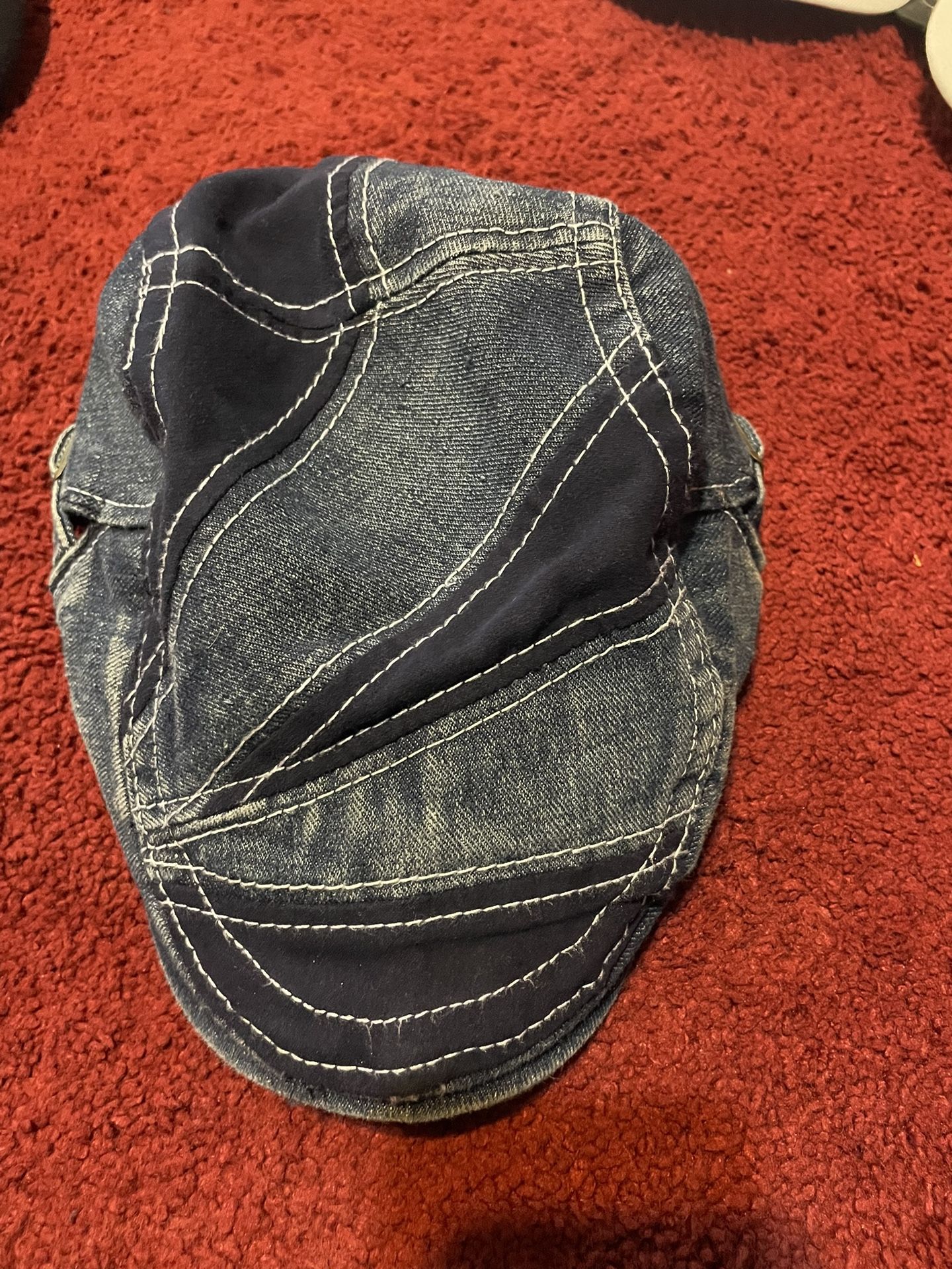 Denim Apple Had Flathat/Paige Boy Hat New