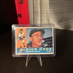 Dick Hyde Vintage Washington Senators
