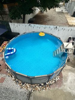 15x48ft Pool with Filter Pump and Stairs