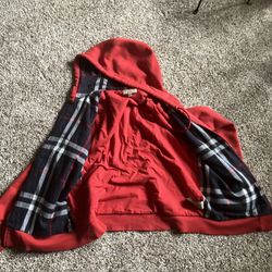 Red Burberry Jacket
