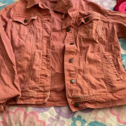 Pink Jean Jacket 