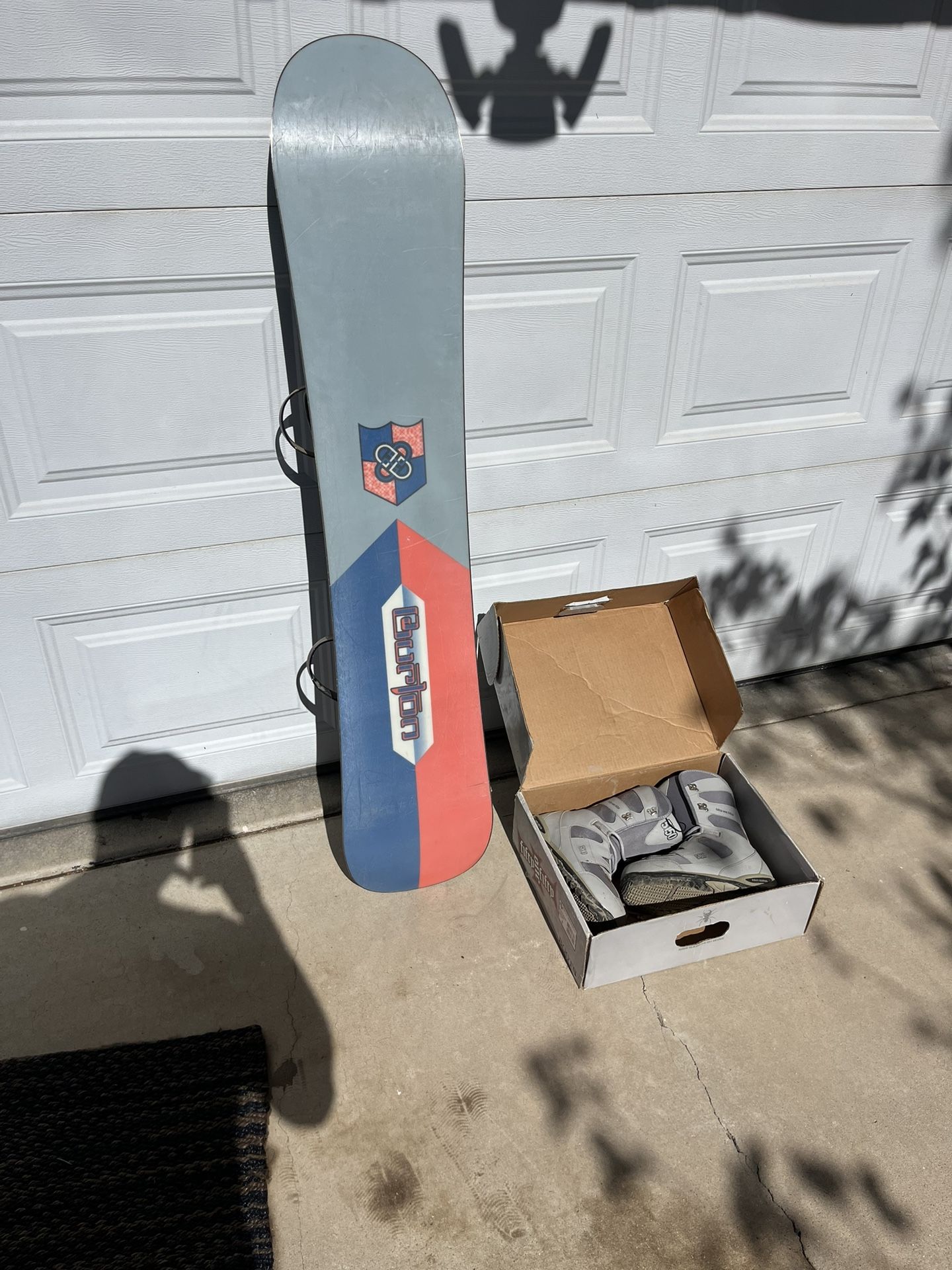 Burton Snowboard With Boots