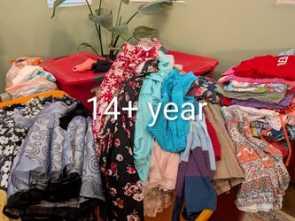 Girl clothes, 14+:  50+ pieces