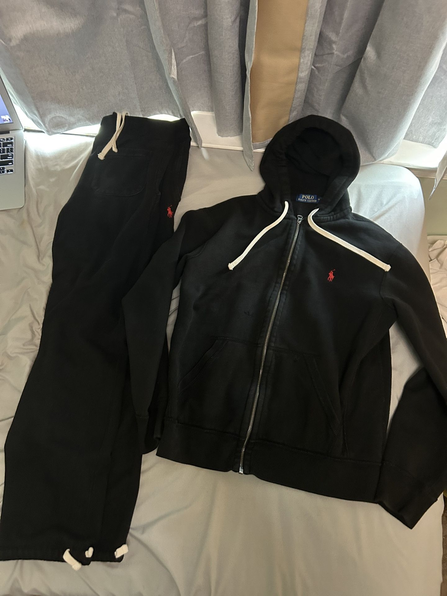ralph lauren fleece tracksuit M