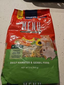 Hamster and gerbil food vitakraft 2lbs