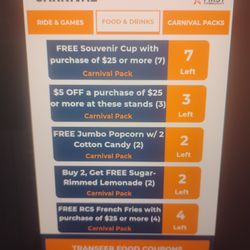 2026 Rodeo games, rides and food tickets