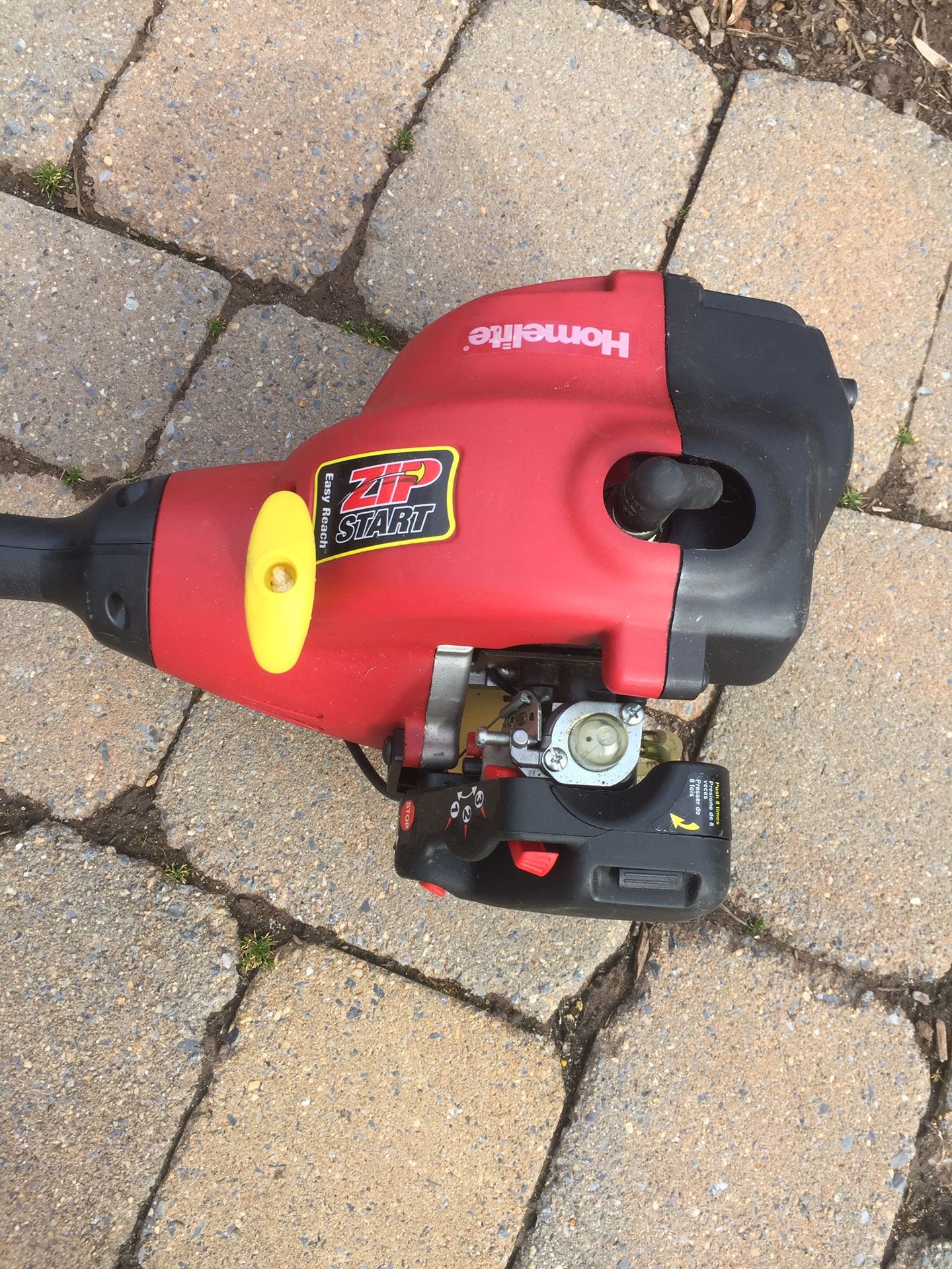 Homelite Zip Start string trimmer straight shaft