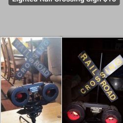 Lighted Railroad Crossing 