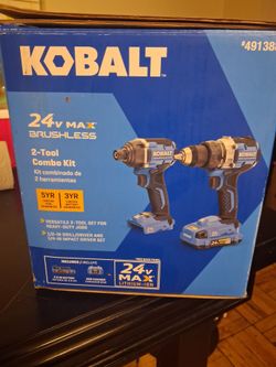 Kobalt 24v max 2 tool combo kit