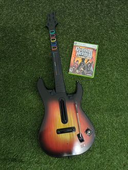 Guitar Hero Sunburst Wireless Guitar & Guitar Hero III Game Bundle for Xbox 360