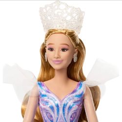 Universal Pictures' Wicked: For Good Deluxe Glinda Barbie Doll with Movie-Inspired Outfit & 3 Accessories