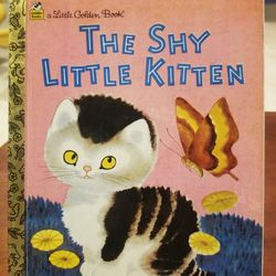 A Little Golden Book ~ The Shy Little Kitten ~ 50th Anniversary of LGB