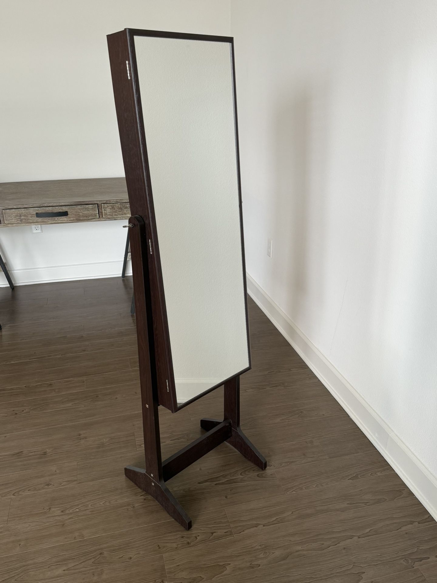 Moving sale! Like New SONGMICS Mirror Jewelry Cabinet Armoire, Standing Full-Length Mirror