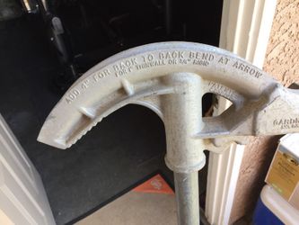 Gardner 1 inch EMT 3/4 rigid bender .