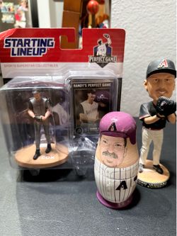 Bundle of Randy Johnson HOF Diamondbacks Figures