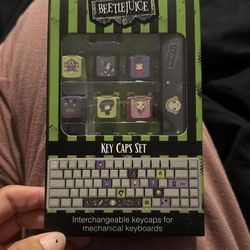 Beetle juice Key Caps Set
