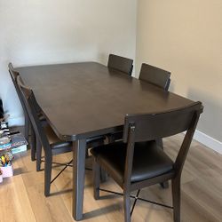 6 Chairs Dining Table 