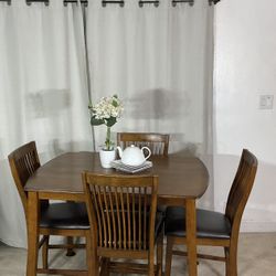 Counter Height Dining Table & 4 Chairs -ASHLEY FURNITURE 