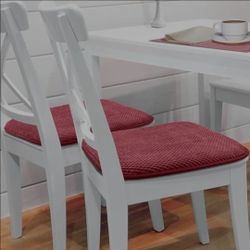 Achim Brook Memory Foam Chair Seat Cushion 16 X16 2-Pack Burgundy