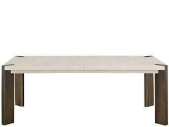Modern Mist/Smoked Gold Dining Table