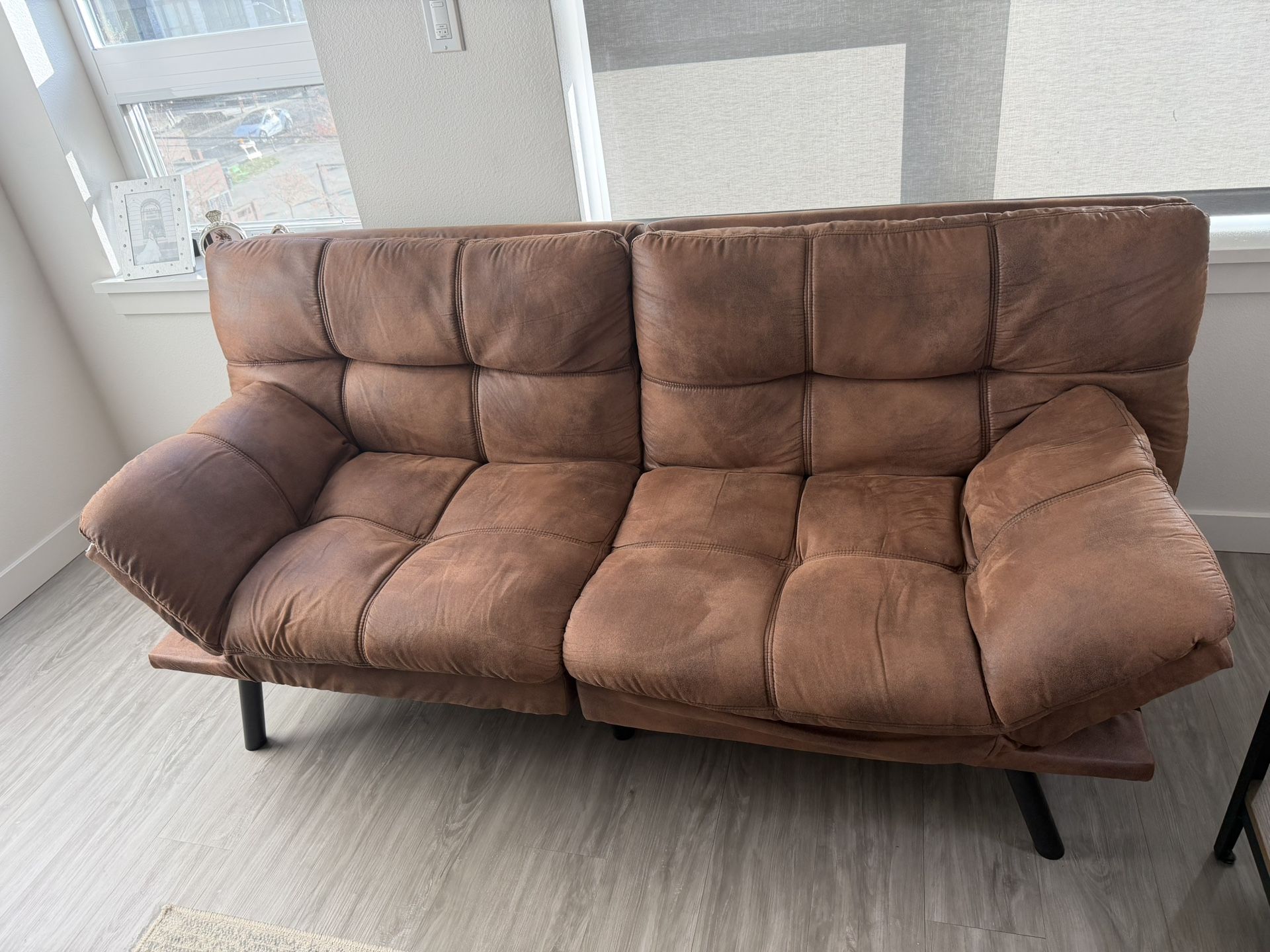 Sofa Bed - Faux Leather 