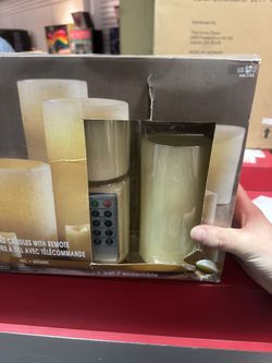 Candle set with controller/ never used