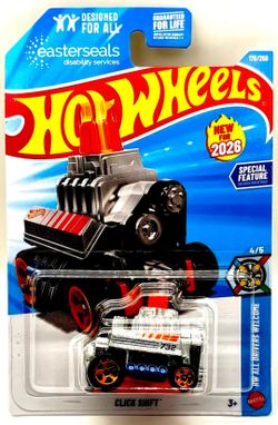 Hot Wheels Click Shift Die-Cast Car 2026